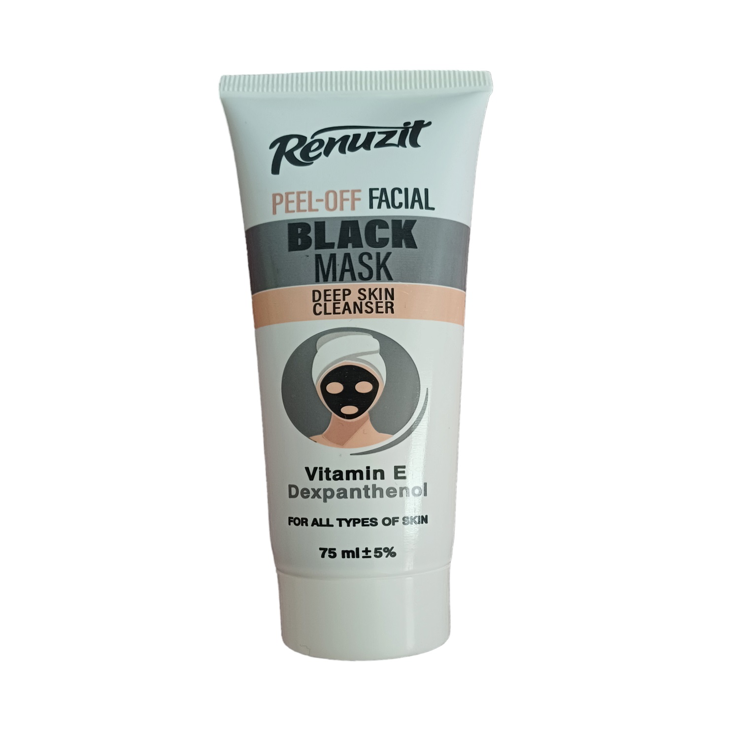 ماسک صورت رینوزیت مدل black حجم 75 میلی لیتر